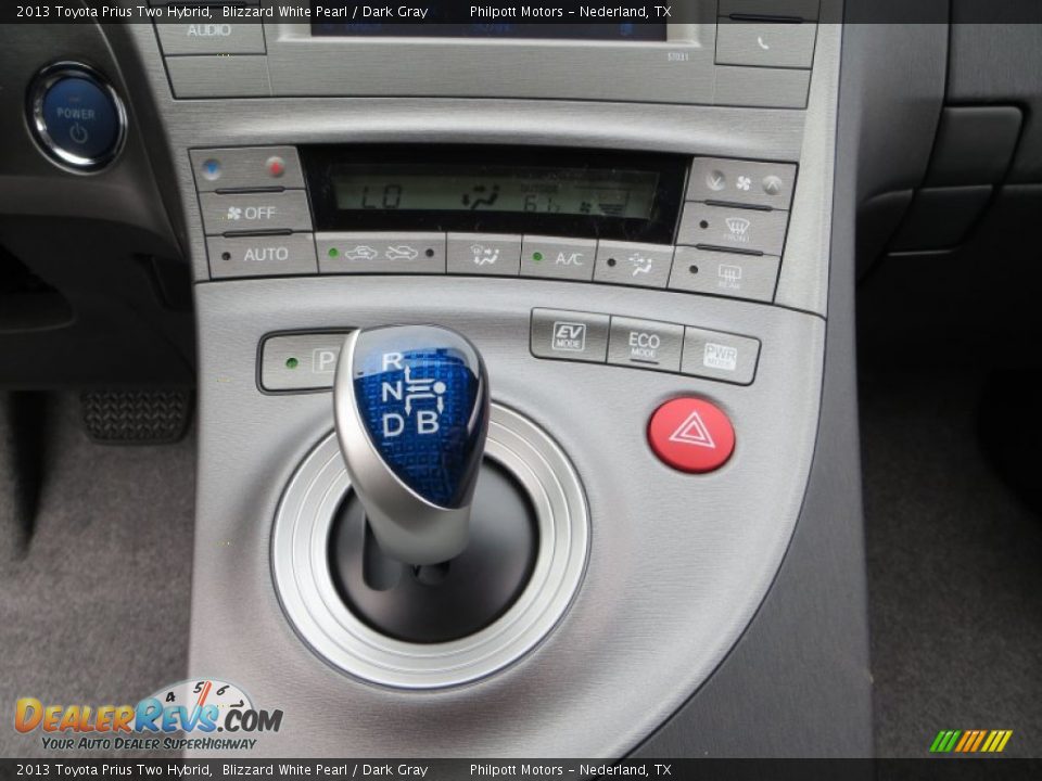 2013 Toyota Prius Two Hybrid Blizzard White Pearl / Dark Gray Photo #27
