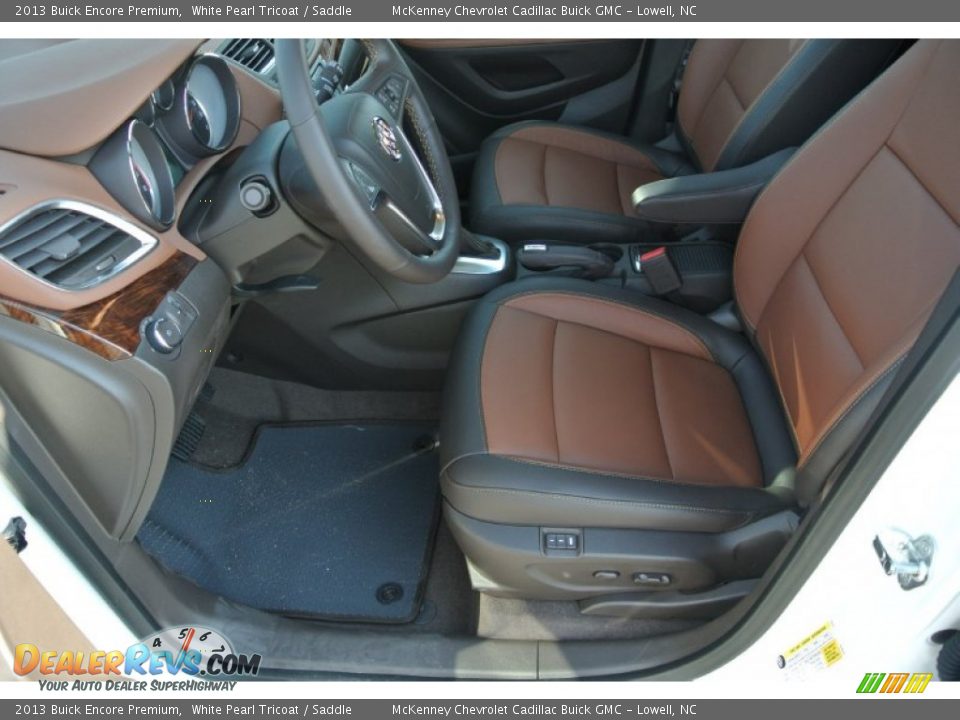 Saddle Interior - 2013 Buick Encore Premium Photo #8