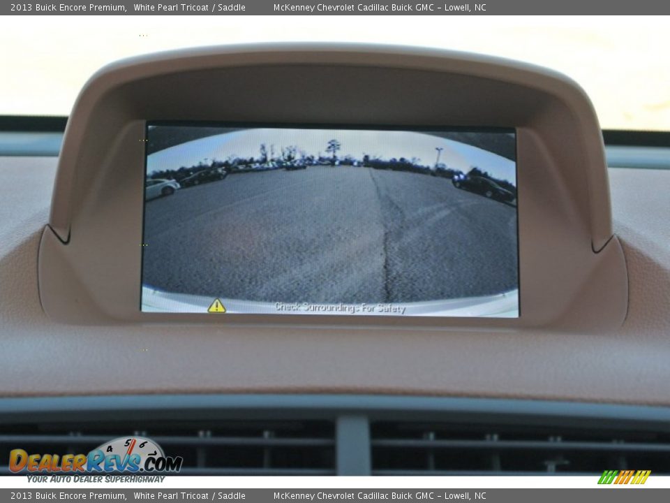 2013 Buick Encore Premium White Pearl Tricoat / Saddle Photo #15