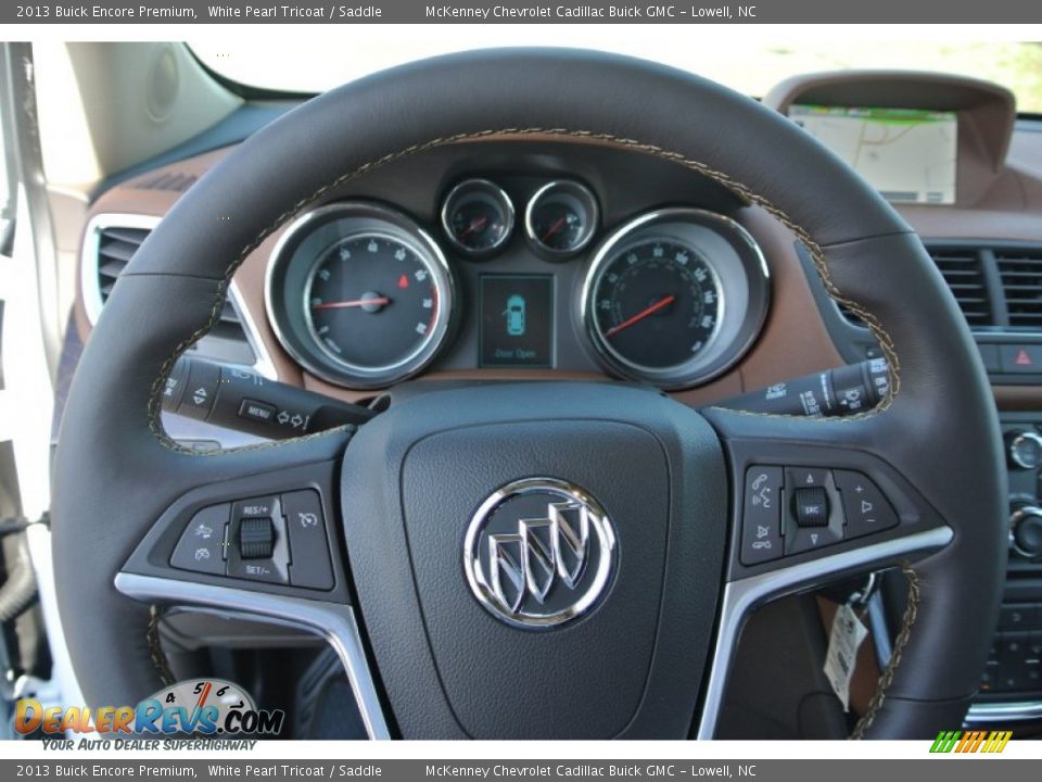 2013 Buick Encore Premium Steering Wheel Photo #16