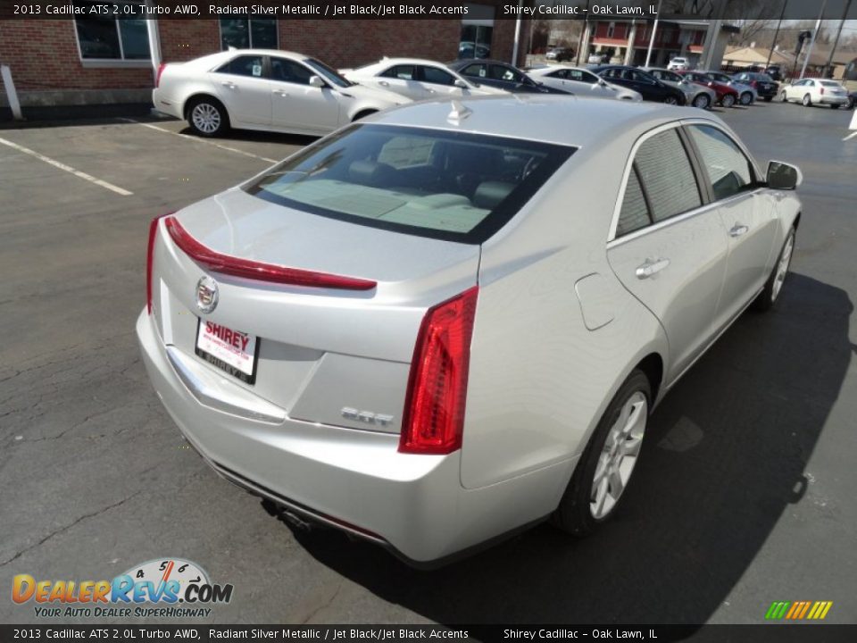 2013 Cadillac ATS 2.0L Turbo AWD Radiant Silver Metallic / Jet Black/Jet Black Accents Photo #4