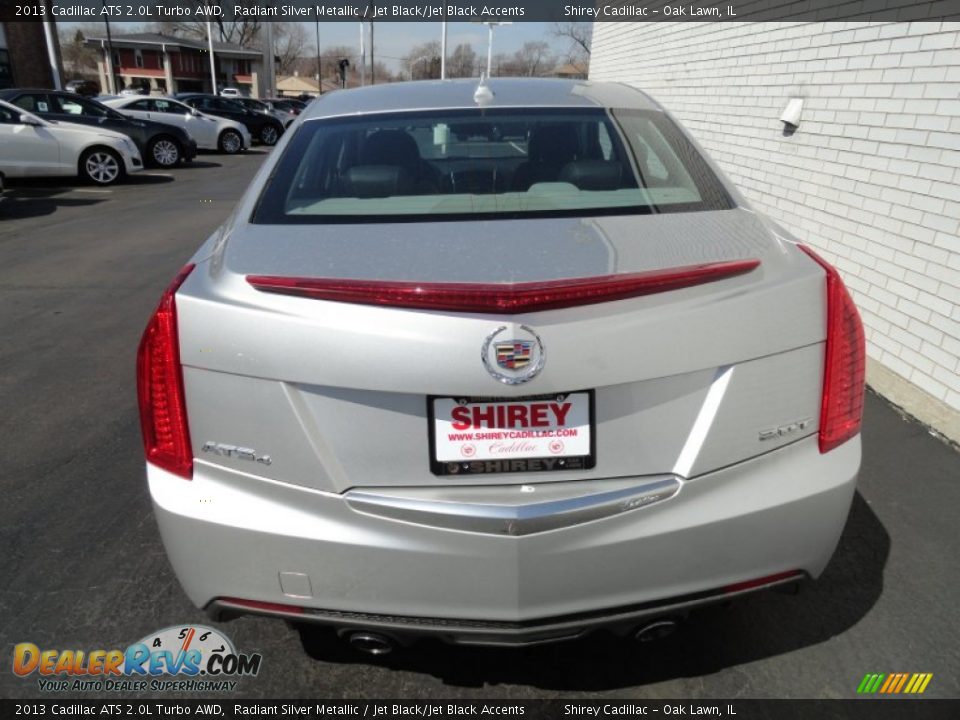 2013 Cadillac ATS 2.0L Turbo AWD Radiant Silver Metallic / Jet Black/Jet Black Accents Photo #5