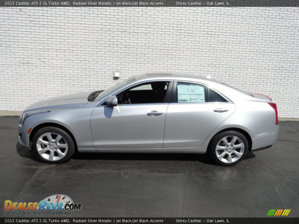 Radiant Silver Metallic 2013 Cadillac ATS 2.0L Turbo AWD Photo #7