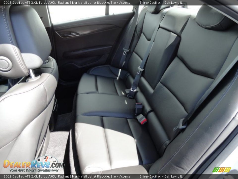 2013 Cadillac ATS 2.0L Turbo AWD Radiant Silver Metallic / Jet Black/Jet Black Accents Photo #9