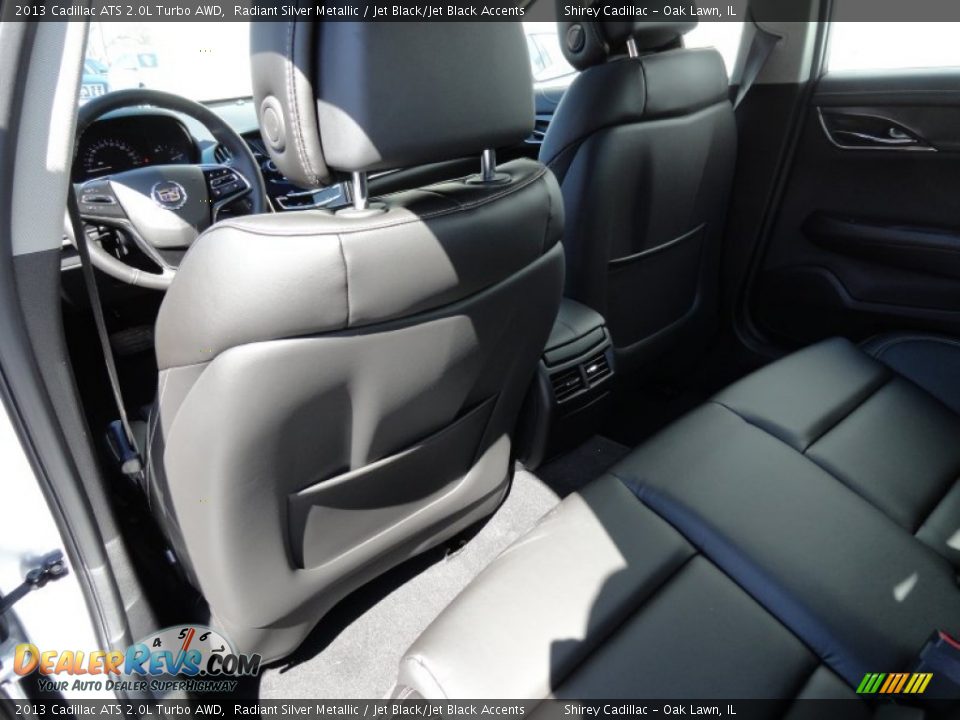 2013 Cadillac ATS 2.0L Turbo AWD Radiant Silver Metallic / Jet Black/Jet Black Accents Photo #10
