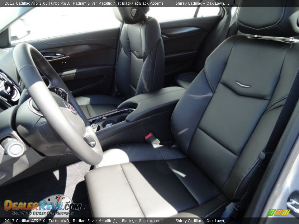 2013 Cadillac ATS 2.0L Turbo AWD Radiant Silver Metallic / Jet Black/Jet Black Accents Photo #12