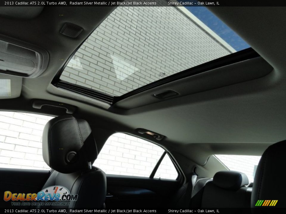 2013 Cadillac ATS 2.0L Turbo AWD Radiant Silver Metallic / Jet Black/Jet Black Accents Photo #13
