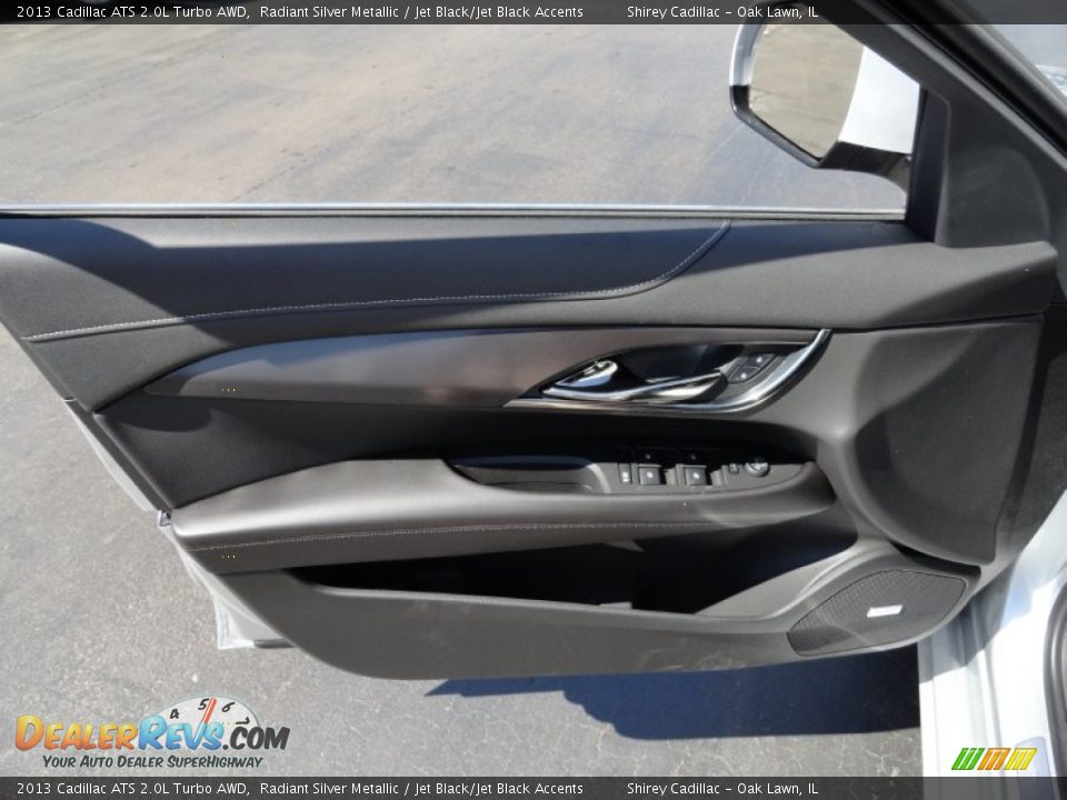 2013 Cadillac ATS 2.0L Turbo AWD Radiant Silver Metallic / Jet Black/Jet Black Accents Photo #14