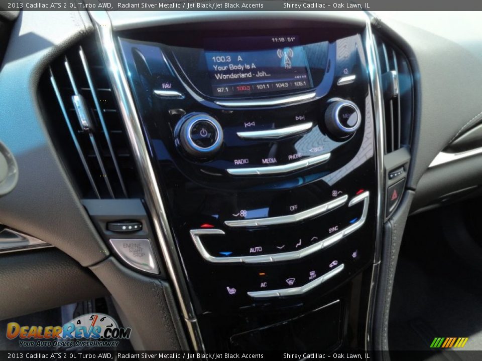 2013 Cadillac ATS 2.0L Turbo AWD Radiant Silver Metallic / Jet Black/Jet Black Accents Photo #19