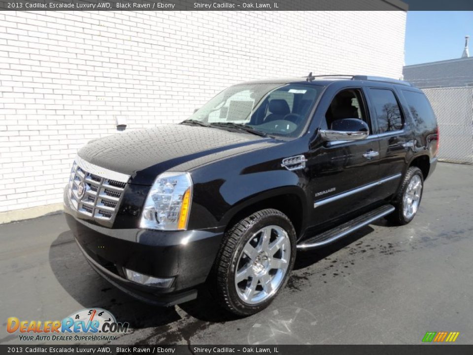 2013 Cadillac Escalade Luxury AWD Black Raven / Ebony Photo #1