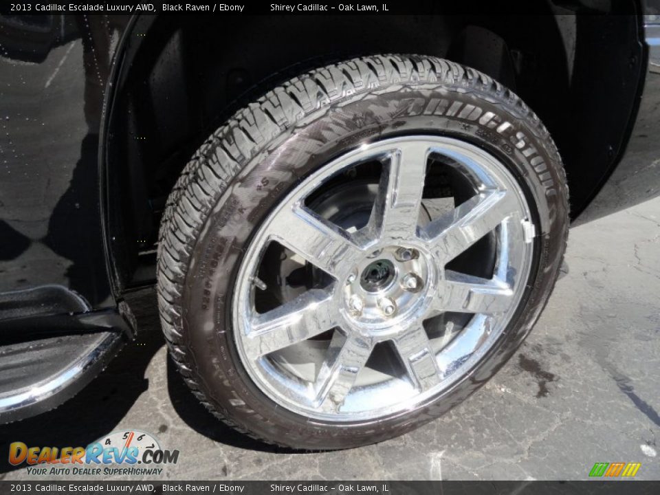2013 Cadillac Escalade Luxury AWD Black Raven / Ebony Photo #8