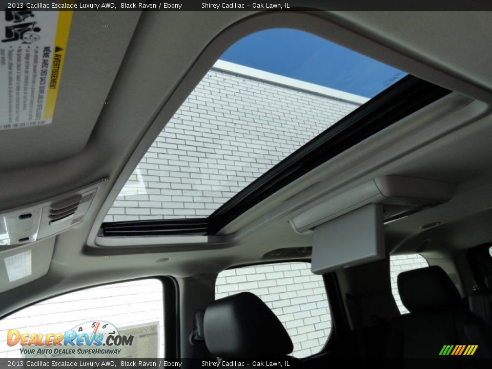 2013 Cadillac Escalade Luxury AWD Black Raven / Ebony Photo #15
