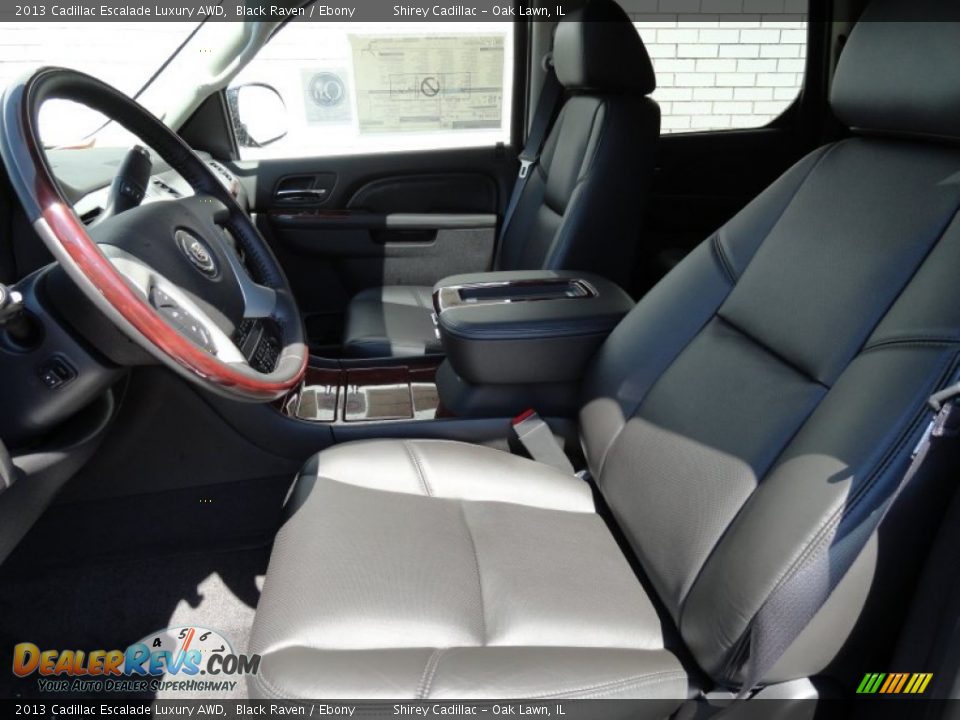 2013 Cadillac Escalade Luxury AWD Black Raven / Ebony Photo #16