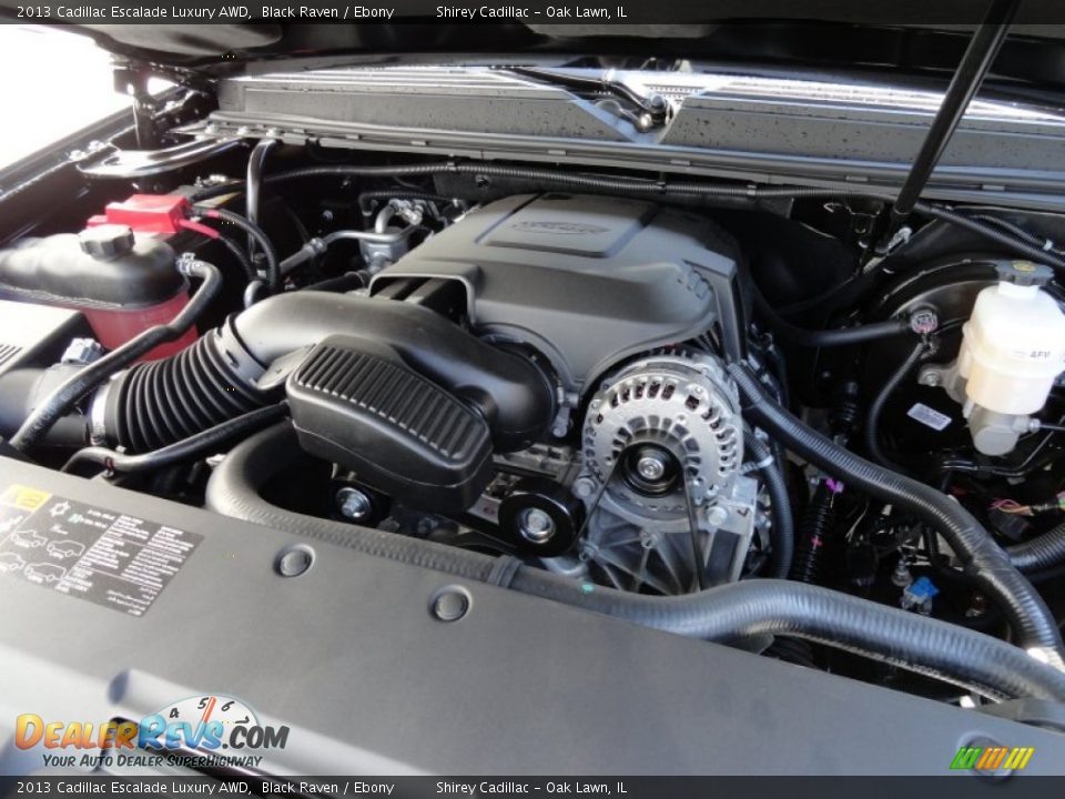 2013 Cadillac Escalade Luxury AWD Black Raven / Ebony Photo #19