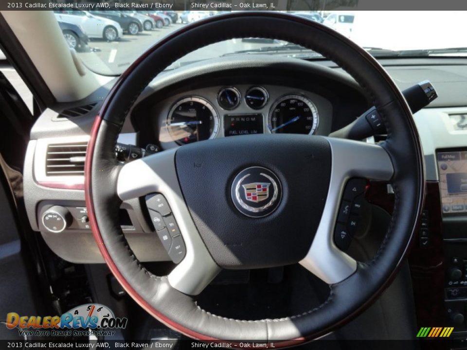 2013 Cadillac Escalade Luxury AWD Black Raven / Ebony Photo #20