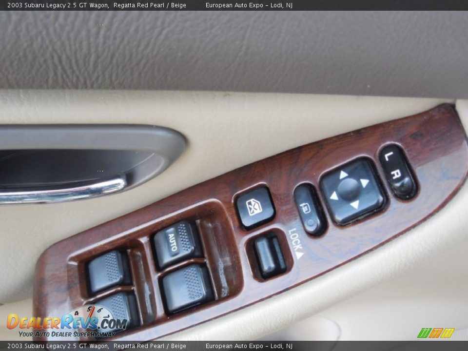 2003 Subaru Legacy 2.5 GT Wagon Regatta Red Pearl / Beige Photo #9