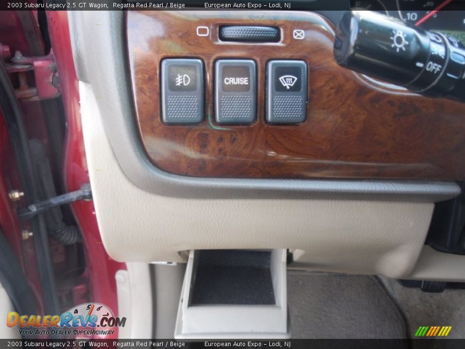 2003 Subaru Legacy 2.5 GT Wagon Regatta Red Pearl / Beige Photo #11