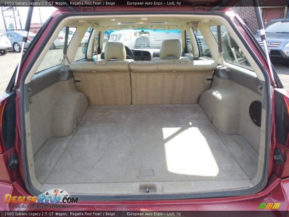 2003 Subaru Legacy 2.5 GT Wagon Regatta Red Pearl / Beige Photo #28