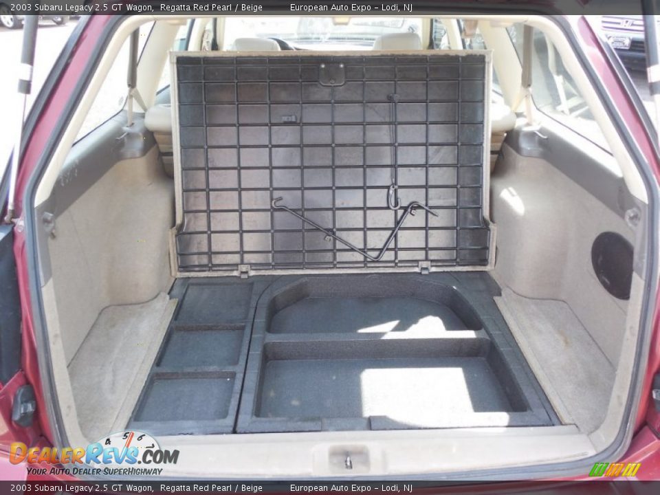 2003 Subaru Legacy 2.5 GT Wagon Regatta Red Pearl / Beige Photo #29