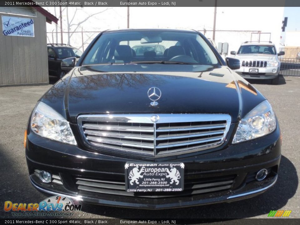 2011 Mercedes-Benz C 300 Sport 4Matic Black / Black Photo #2