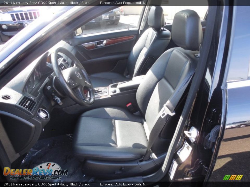 2011 Mercedes-Benz C 300 Sport 4Matic Black / Black Photo #10