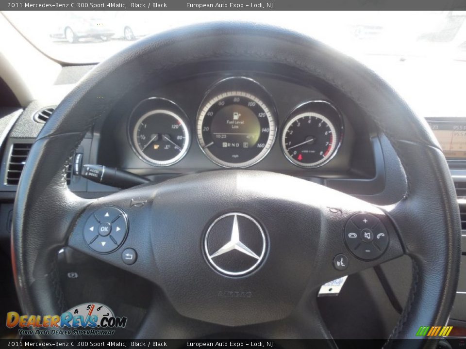 2011 Mercedes-Benz C 300 Sport 4Matic Black / Black Photo #11