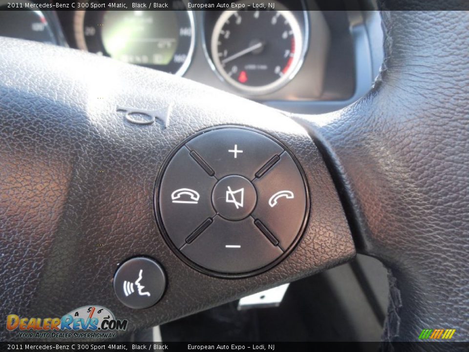 2011 Mercedes-Benz C 300 Sport 4Matic Black / Black Photo #12