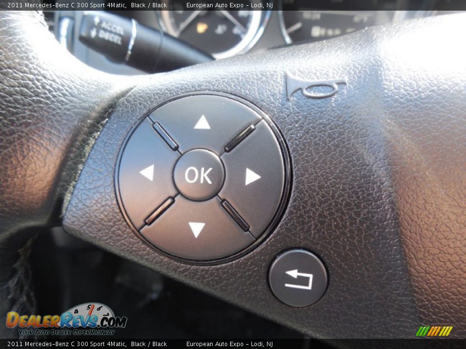 2011 Mercedes-Benz C 300 Sport 4Matic Black / Black Photo #13
