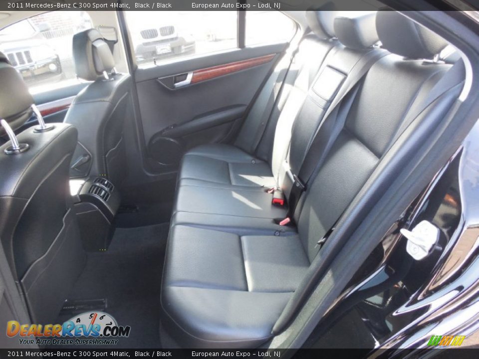 2011 Mercedes-Benz C 300 Sport 4Matic Black / Black Photo #24