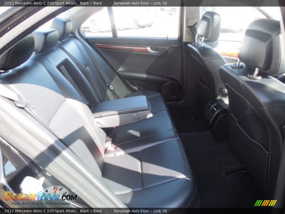 2011 Mercedes-Benz C 300 Sport 4Matic Black / Black Photo #26