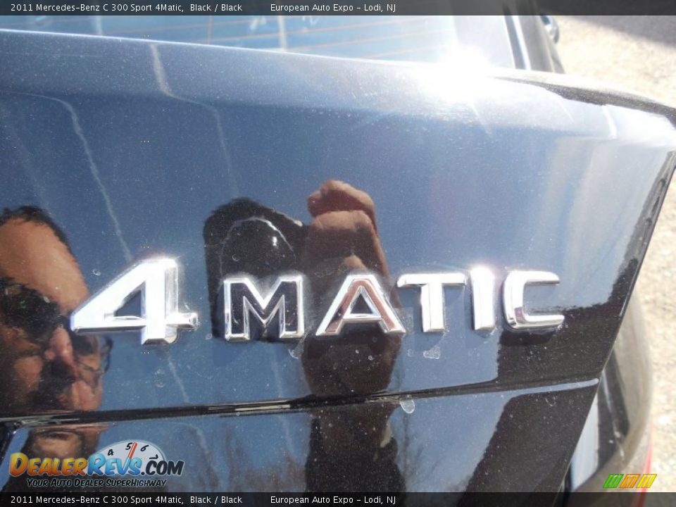2011 Mercedes-Benz C 300 Sport 4Matic Black / Black Photo #32