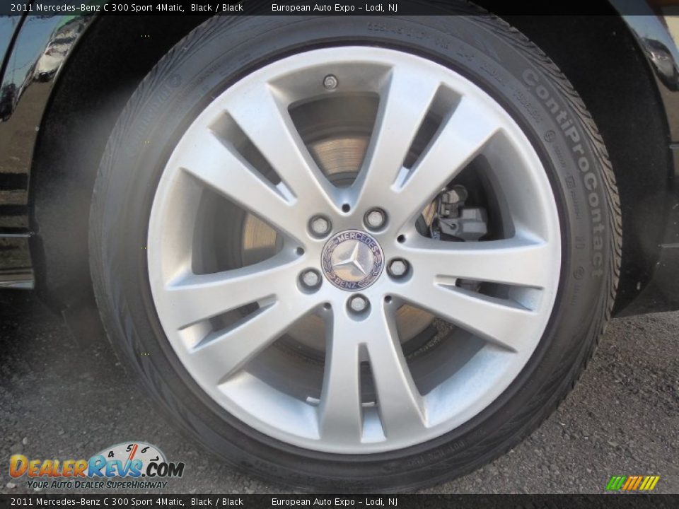 2011 Mercedes-Benz C 300 Sport 4Matic Black / Black Photo #35
