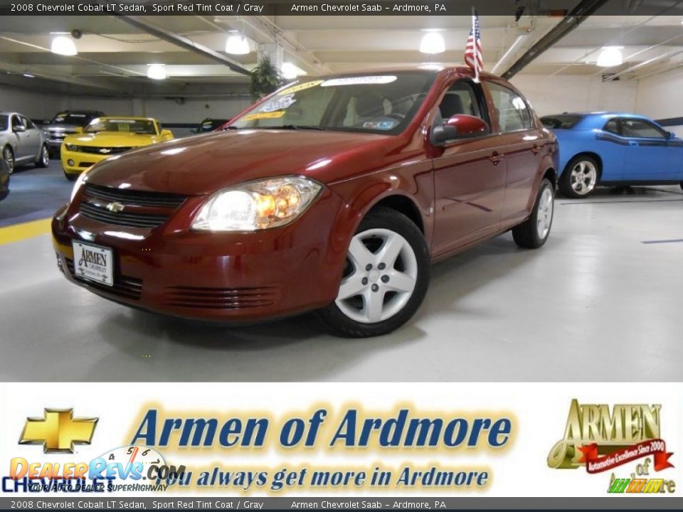 2008 Chevrolet Cobalt LT Sedan Sport Red Tint Coat / Gray Photo #1