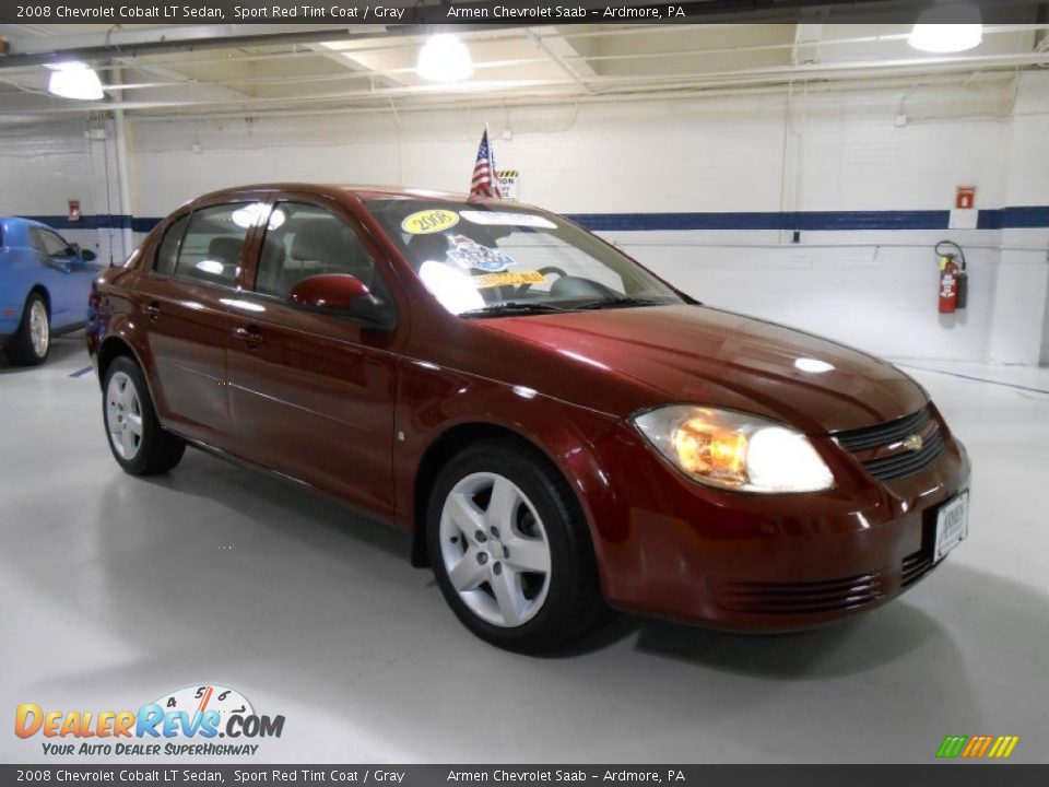 2008 Chevrolet Cobalt LT Sedan Sport Red Tint Coat / Gray Photo #3