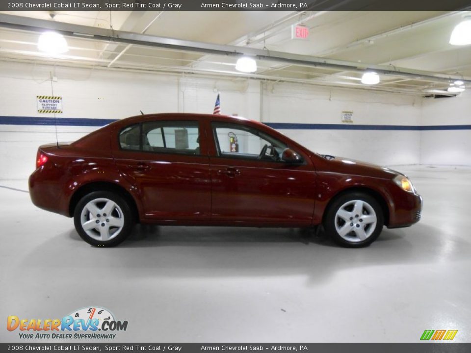 2008 Chevrolet Cobalt LT Sedan Sport Red Tint Coat / Gray Photo #4