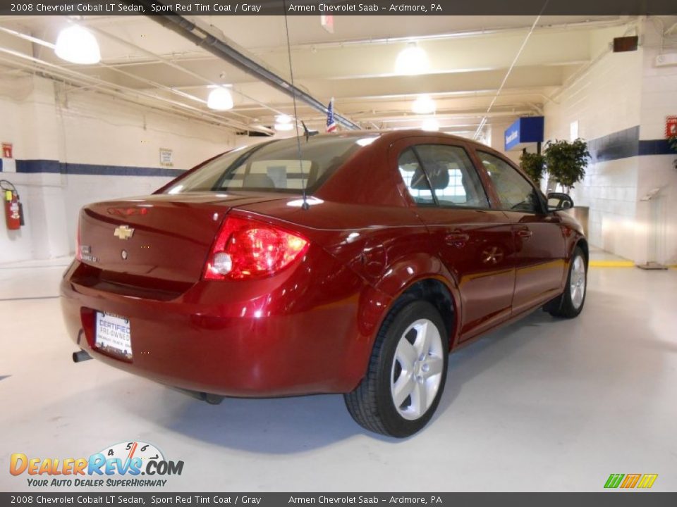 2008 Chevrolet Cobalt LT Sedan Sport Red Tint Coat / Gray Photo #5