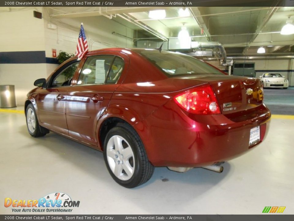 2008 Chevrolet Cobalt LT Sedan Sport Red Tint Coat / Gray Photo #7