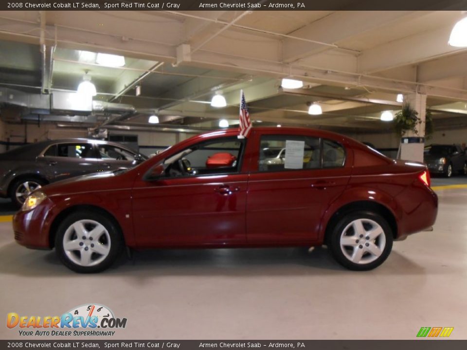 2008 Chevrolet Cobalt LT Sedan Sport Red Tint Coat / Gray Photo #8