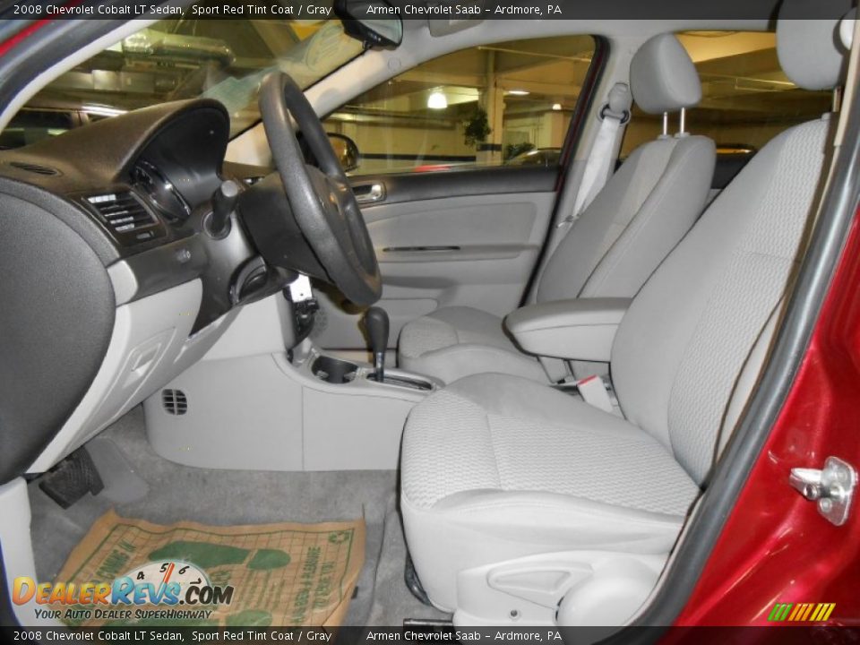 2008 Chevrolet Cobalt LT Sedan Sport Red Tint Coat / Gray Photo #10