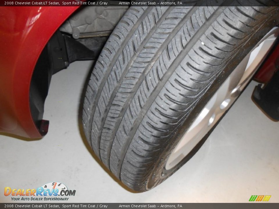 2008 Chevrolet Cobalt LT Sedan Sport Red Tint Coat / Gray Photo #22