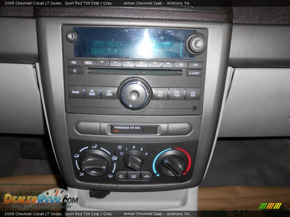 2008 Chevrolet Cobalt LT Sedan Sport Red Tint Coat / Gray Photo #23