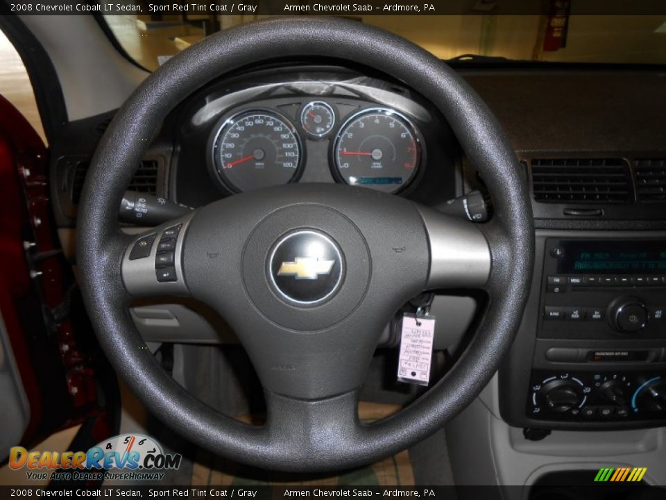 2008 Chevrolet Cobalt LT Sedan Sport Red Tint Coat / Gray Photo #25