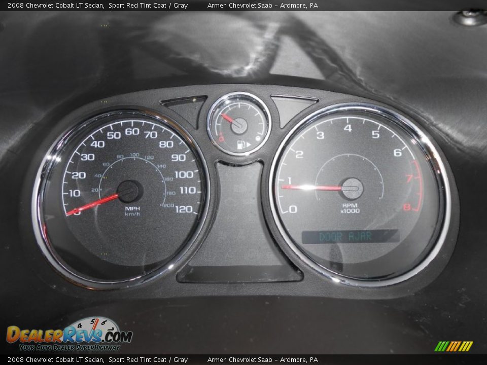 2008 Chevrolet Cobalt LT Sedan Sport Red Tint Coat / Gray Photo #26