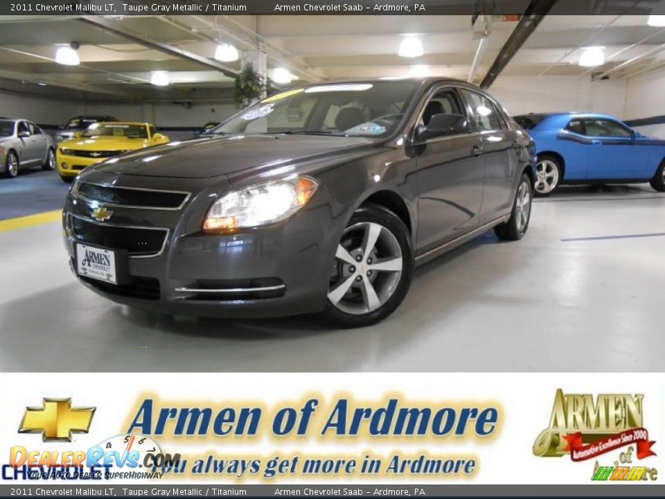 2011 Chevrolet Malibu LT Taupe Gray Metallic / Titanium Photo #1