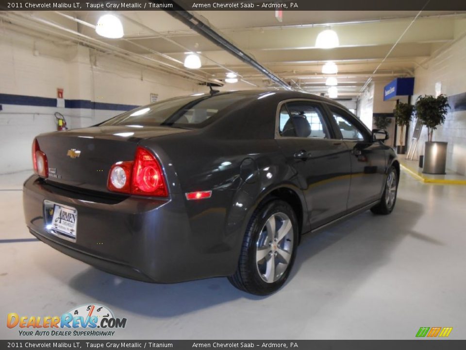 2011 Chevrolet Malibu LT Taupe Gray Metallic / Titanium Photo #5