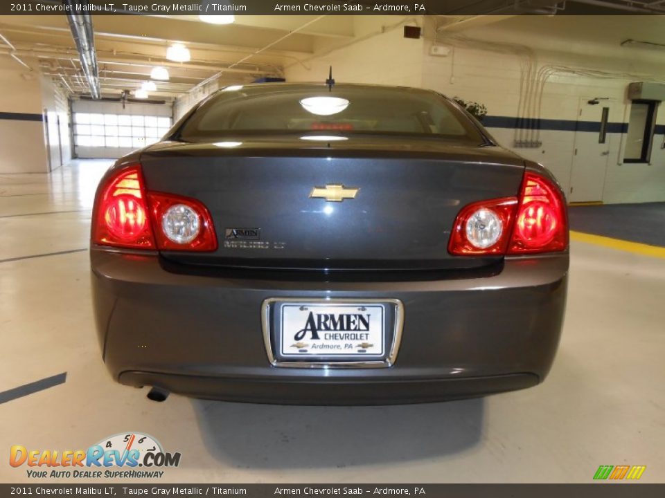 2011 Chevrolet Malibu LT Taupe Gray Metallic / Titanium Photo #6