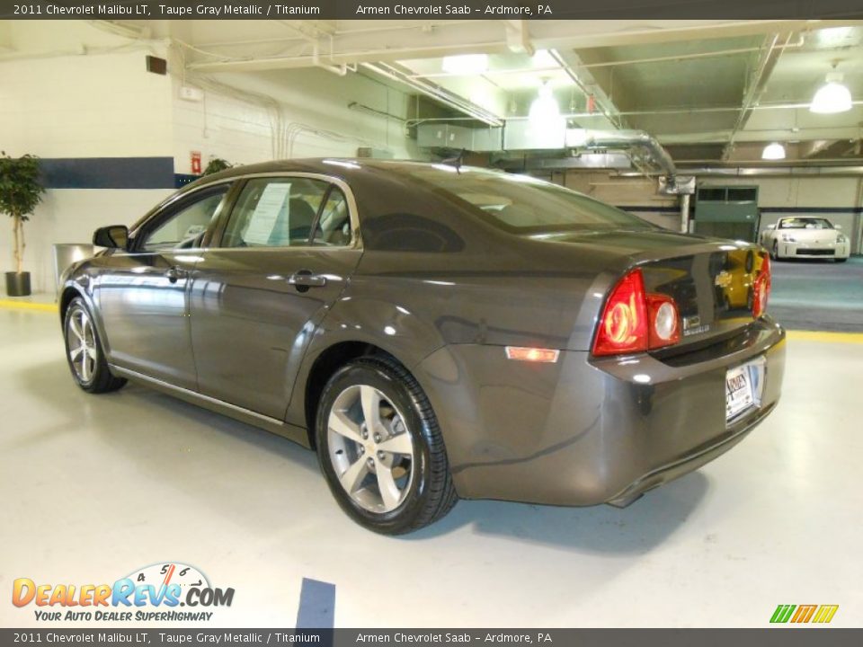 2011 Chevrolet Malibu LT Taupe Gray Metallic / Titanium Photo #7