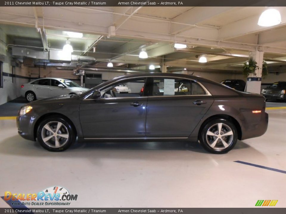 2011 Chevrolet Malibu LT Taupe Gray Metallic / Titanium Photo #8