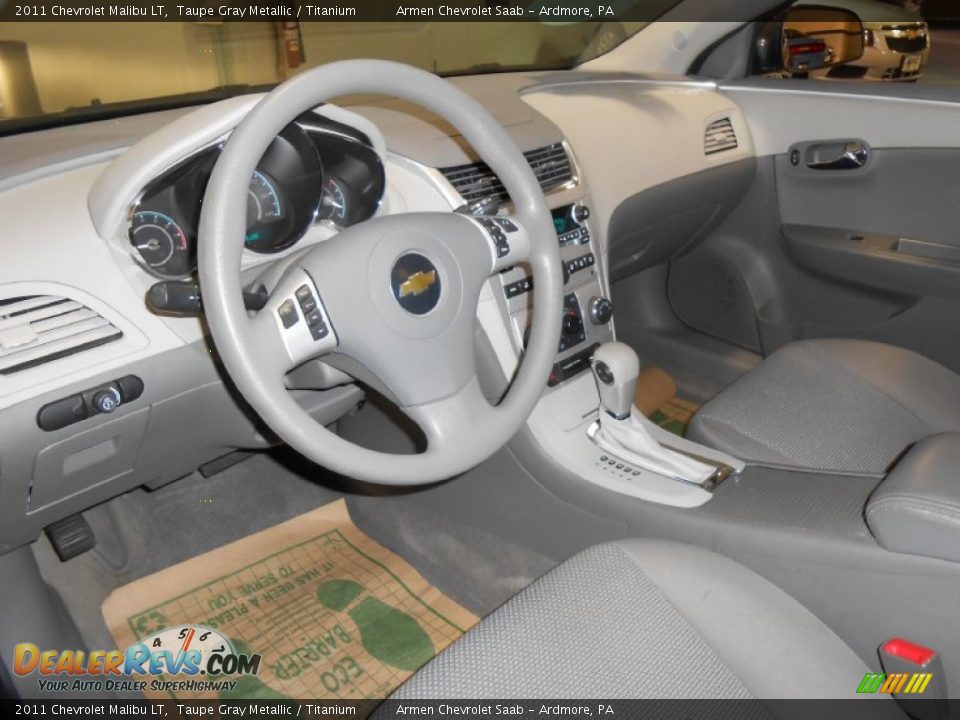 2011 Chevrolet Malibu LT Taupe Gray Metallic / Titanium Photo #9