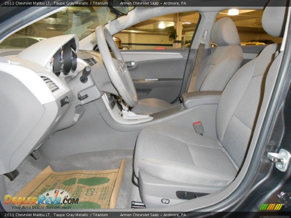 2011 Chevrolet Malibu LT Taupe Gray Metallic / Titanium Photo #10